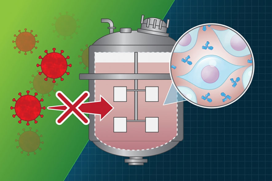 bioreactor preventing virus from entering