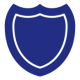 dark blue icon of a shield